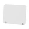Desk Divider Panel with Clamps for Computer Workspaces Freestanding Shield
