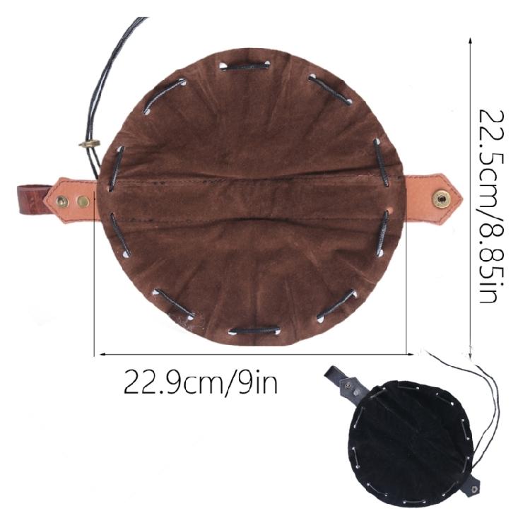 Medieval PU Leather Pouch Portable Drawstring Storage Bag Waist Pack Coin Purse Cosplay Vintage Belt Pouches Dices Bag