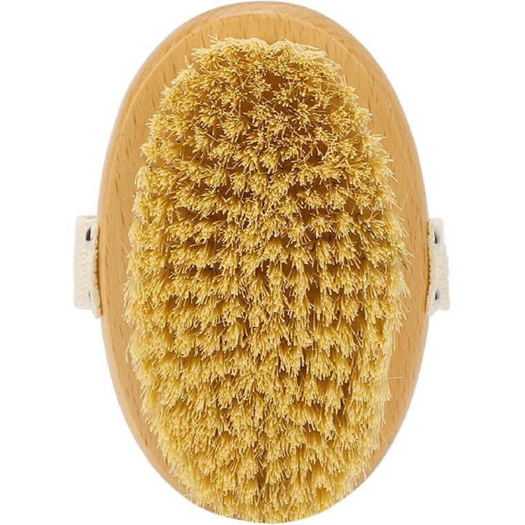 Body Brush, Exfoliating Body Skin Scrubber, Beech Wood Skin Brush with Massage Effect for Legs Foot, Skin Firming Removes Dead Skin, for Body, Back,
