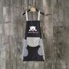 Waterproof Oil-Proof Kitchen Apron With Hand Towel, Stylish Couple Design Home Cooking Baking