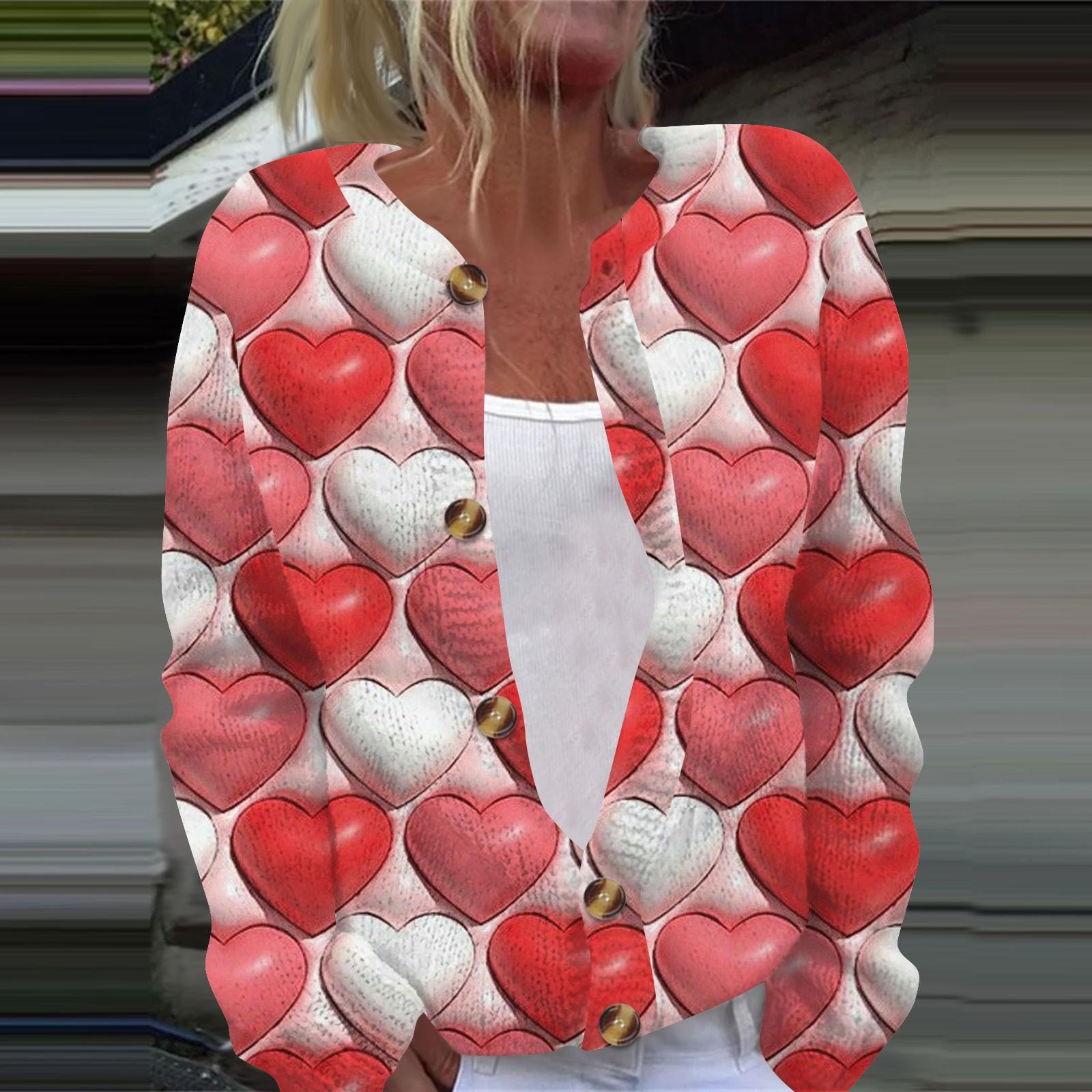 

Женская повседневная мода с принтом, длинный рукав, кардиган, куртка на пуговицах XL