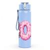 1PC Boo Halloween Letter 750ml Color Plastic Sports Water Bottle Leakproof Flip Straw Lid Suitable for Sports Office Home Use