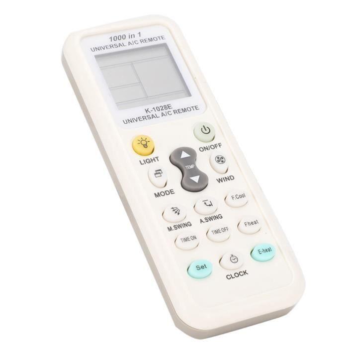 ESTINK télécommande universelle Contrôleur intelligent universel portatif de remplacement de télécommande de climatiseur