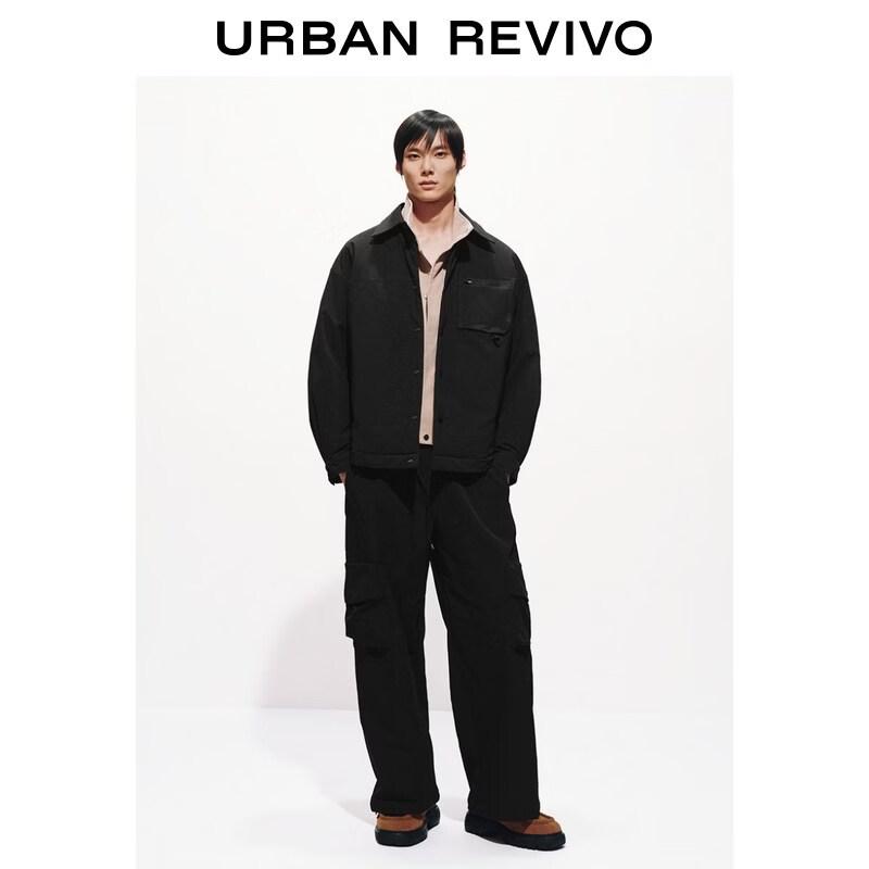 UR Men's Lapel Snap Button Jacket