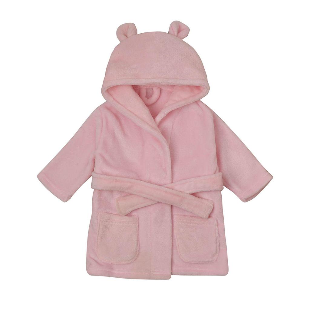 Bambino Baby's First Dressing Gown - Pink 3-6 Months