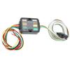 Trailer Wiring Converter Powered 3 To 2 Wire Trailer Tail Light Converter with 60in Wiring LED Compatible