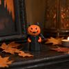 Pumpkin Ornament, 3D Pumpkin Shape Figure, Mini Resin Halloween Decoration for Desktop Micro-Landscapes Parties Window