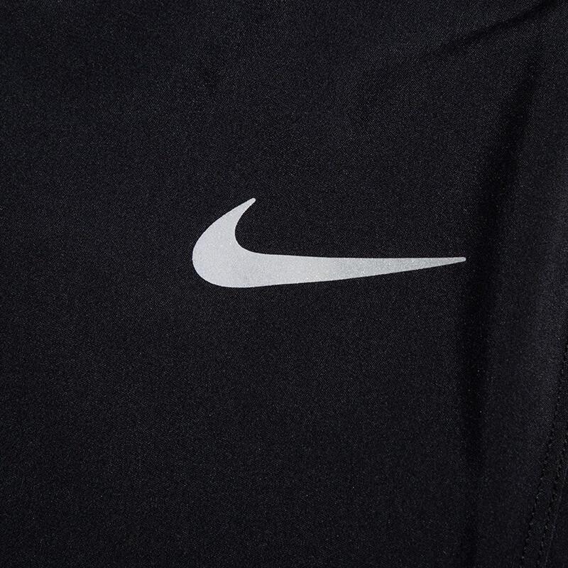 Nike Kids Knitted Sports Pants Letter Print Tapered Kids Bottoms Black FQ0706-010
