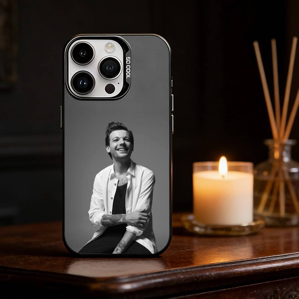 Singer L-Louis T-Tomlinson  Phone Case For iPhone 17,16,15,14,13,12,11,Pro Max,Plus Candy Silver Cover