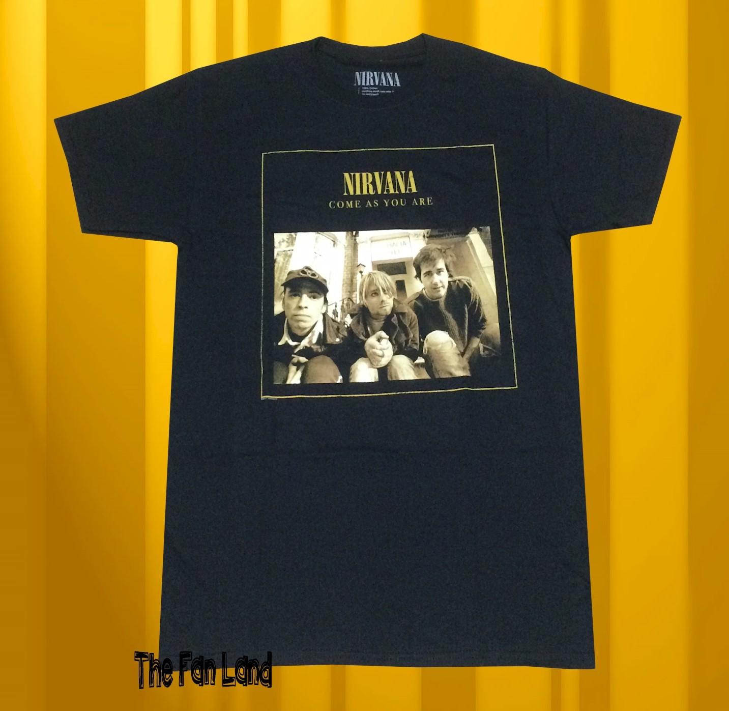 New Nirvana Come As You Are 1991 Mens Vintage T-shirt XXXL