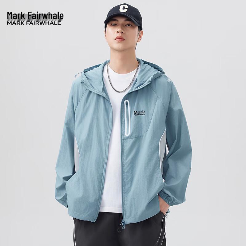 Mark Fairwhale Men s Ice Silk Sun Protection Hooded Jacket M
