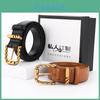 Womens Fashion Leather Belt With Alloy Pin Buckle For Jeans And Dress Attire