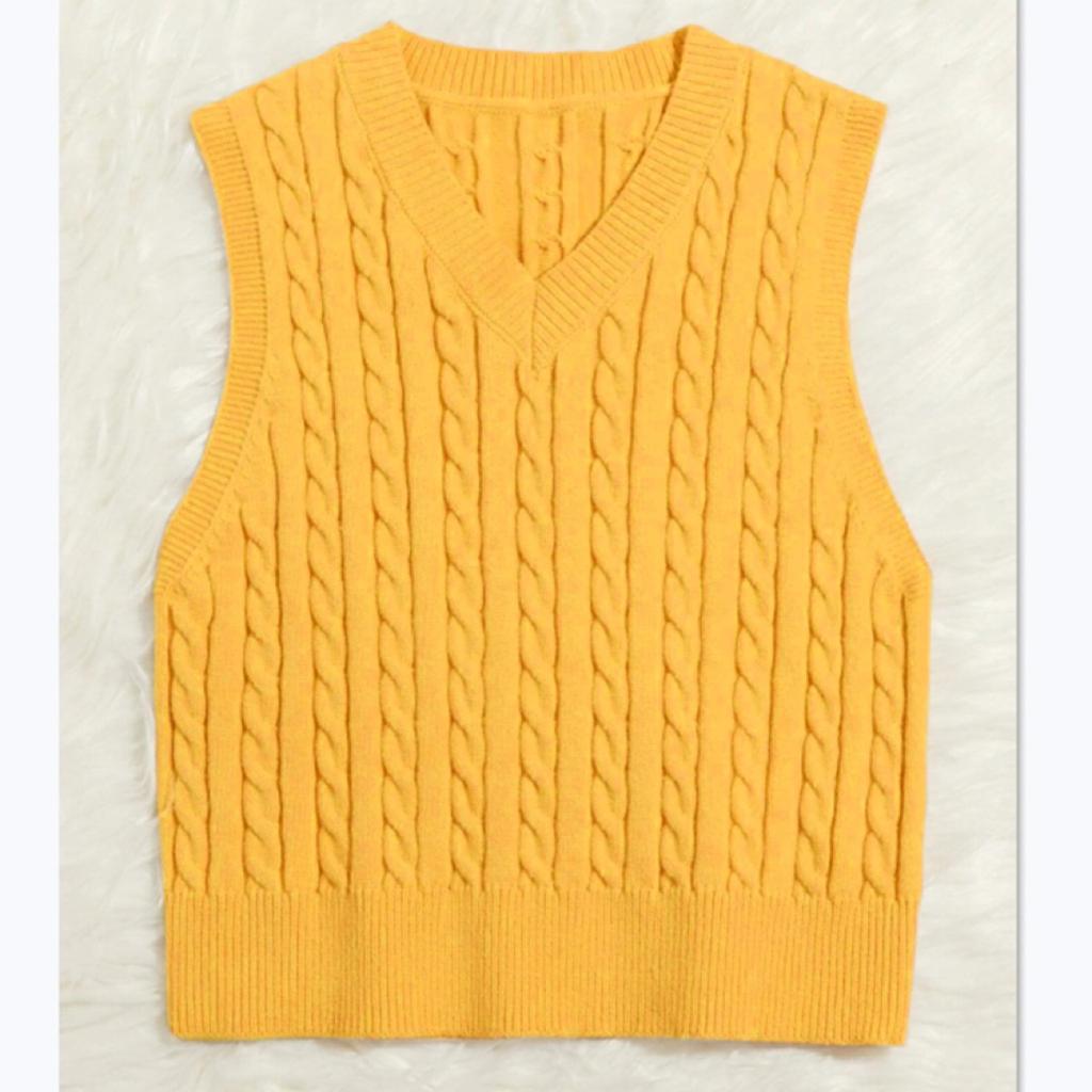 New Sweaters, Women's Knitted Vests, Pullovers, V-neck, Vest Sweaters, Versatile Tops