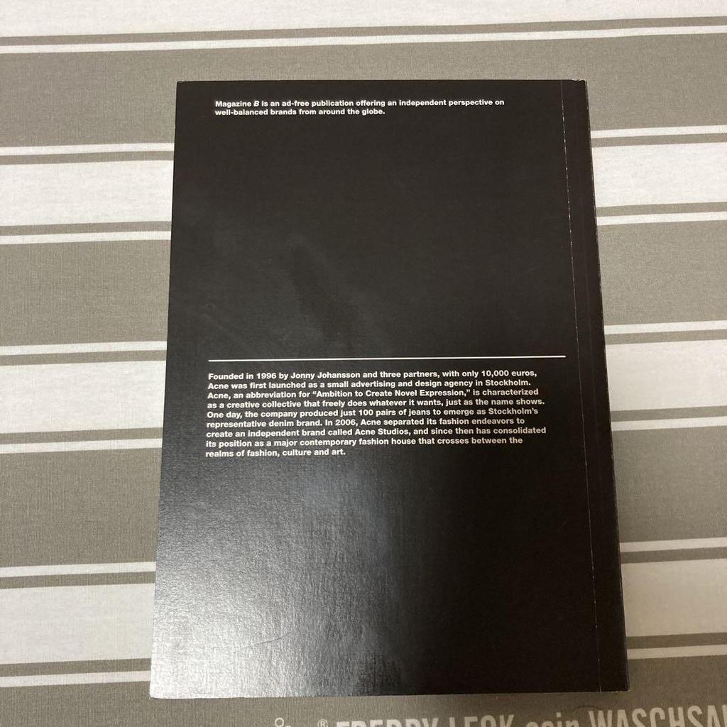 [USED] Magazine B ACNE STUDIOS