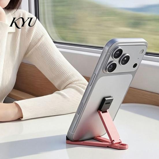 Cell Phone Stand Mini Foldable Keychain, Portable Holder for Key Chain Desk, Pocket Home Office Travel