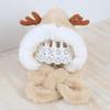 Knitting Children Plush Beanie Cloth Accessories Solid Neckerchief Cute Scarf Hat Set  Girls