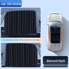Car Sunshade Rail-Type Small Window Curtain: Heat Insulation & Privacy Visor for Children's Side Windows