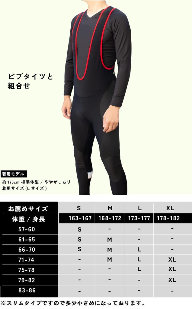 Sports Inner Long Undershirt Inner Long Sleeve Shirt Cold Heat Quick Drying [Golix] Shirt, Winter, Men's, Sleeve, (GX-INA) Wear, [Fleece Lining,