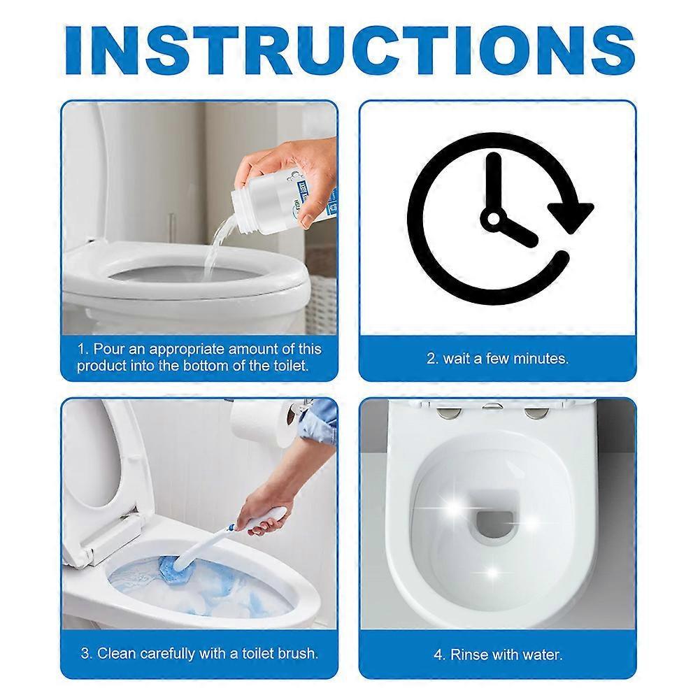 3 Pezzi Schiuma Detergente per WC Detergente Versatile per WC Polvere Schiumosa Pulizia Profonda Prodotti Chimici per la Pulizia della Casa