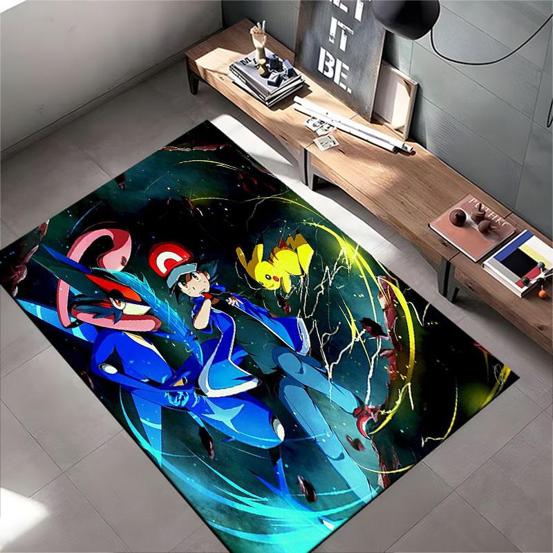 Anime Hero with Electric Style suitable as a non-slip mat for the living room or bedroom sofa