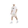 Nike Dri-FIT Solid Mid-Waist Quick-Dry Comfortable Loose Casual Five-Point Basketball Shorts Men shorts Phantom-Grey White FN2652-030
