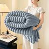 Thickened Flannel Blanket for Mother & Baby – Cozy Nap and Sofa Cover