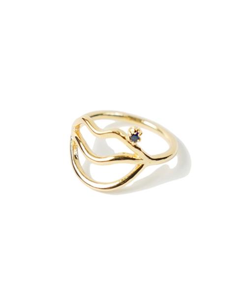 Bonbeau Lips Gold Ring 14K Gold Lip Ring (Type A)