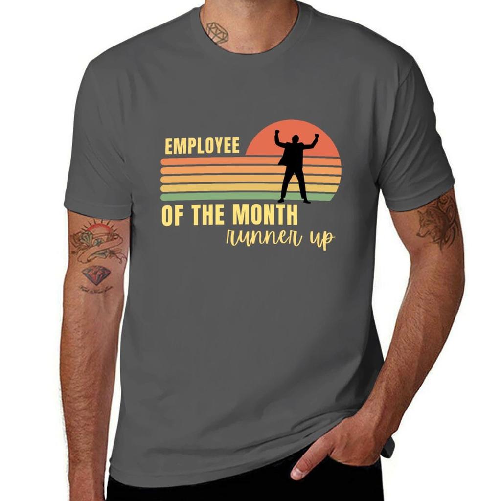 Employee Of The Month Runner Up Funny Tshirt T Shirts For Unisex Cotton Soft Tshirt