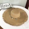 Summer Sun Protection Big Brimmed Straw Hat Women's Versatile New Sun Hat Anti UV Face Shading Sun Hat