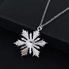 Halskette mit Schneeflocken-Anhänger für Frauen, Schmuck, Geschenk zum Jahrestag, Hochzeitsgeschenk