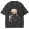Gojo Satoru Mens Anime Jujutsu Kaisen Summer Harajuku TShirt  Cotton Fitness Vintage Street Women Casual Short Sleeve
