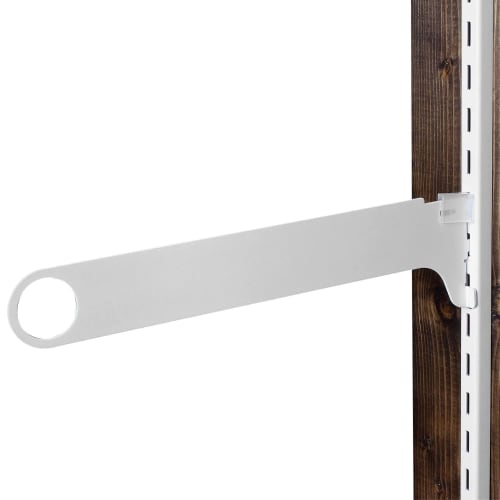 Waki Sangyo Pipe Bracket, White, 32mm Diameter x 300mm Length, Pirashell Series, Hanger, Closet, WPS024