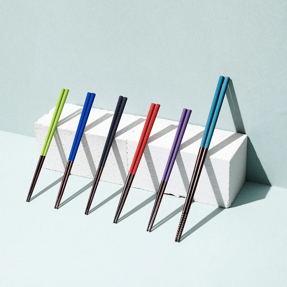 

Aoba Black Label Ebony Chopstick Set 6P (5 Regular + 1 Long for Frying)