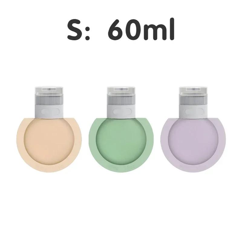 3Pcs/set Travel Dispenser Bottles Liquids Squeeze Bottles Containers for Toiletries Shampoo Lotion Storage Travel Supplies