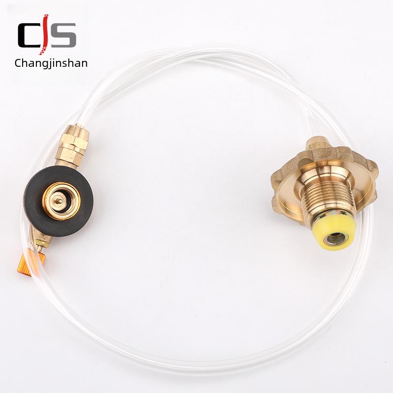 Outdoor Stove Gas Tank Conversion Valve for Camping