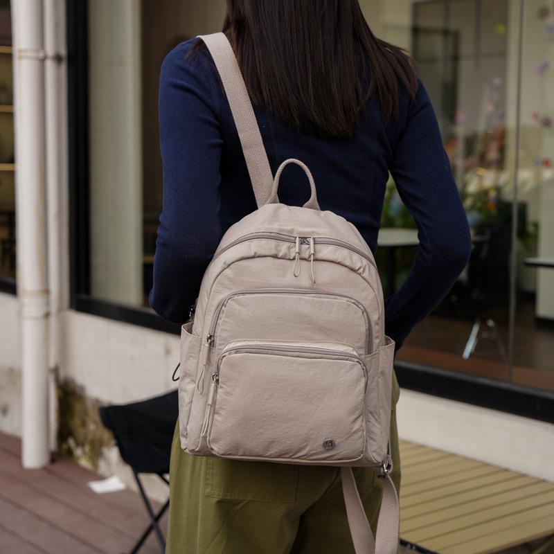 Autumn and Winter New Backpack Versatile, Large Capacity Nylon Cloth Backpack, Women's Simple and Versatile, Male and Female Student Backpack