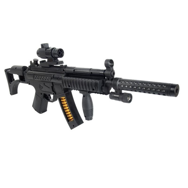 Guns Model Sound Flash Submachine Gun Toy Acoustooptical Toy Projection
