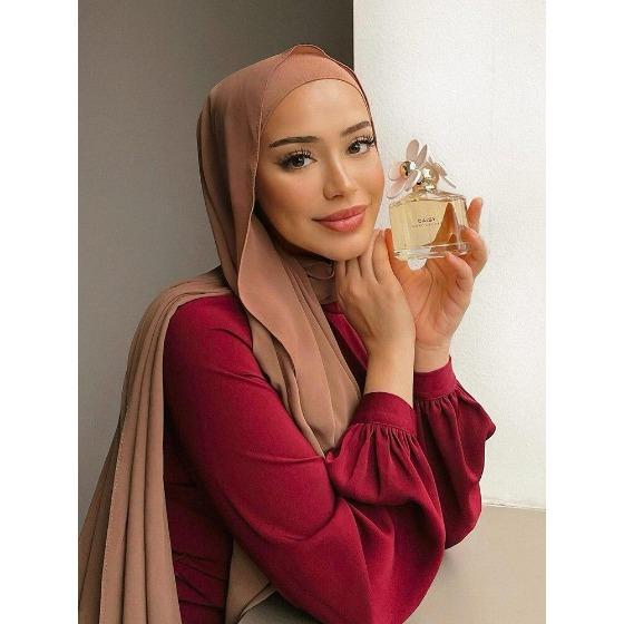 Women Muslim Chiffon Hijab Shawls Scarf Modal Cotton Jersey Hijabs Plain Soft For Woman Muslim Voile Head Wraps 70*180cm Islamic