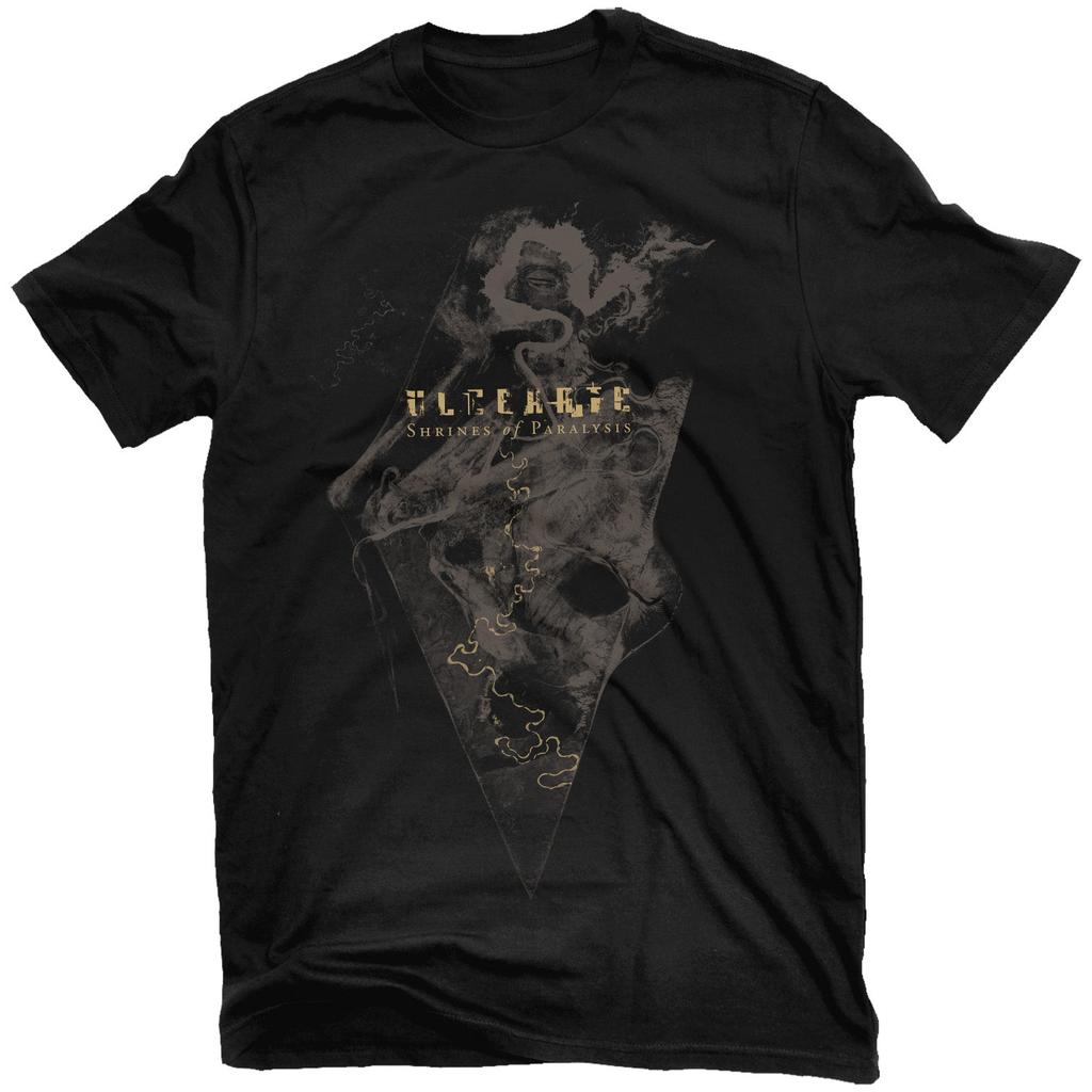 Ulcerate Paralyzed Paradise Koszulka z Graficznym Nadrukiem Bawełniana Okrągły Dekolt Casualowa Unisex Koszulka Top Letni