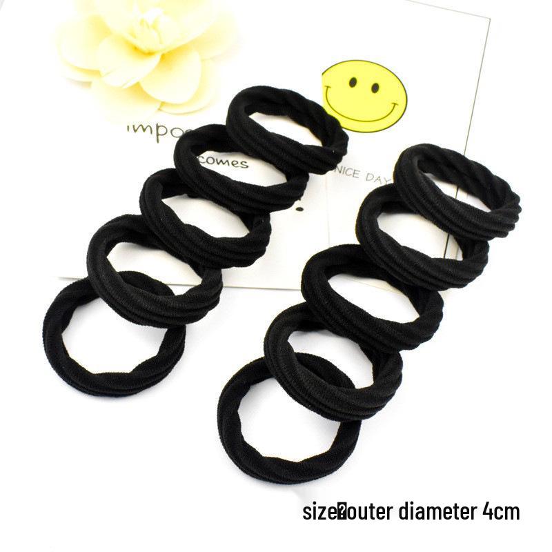Children's Seamless High-Elasticity Hair Ties - No Damage Rubber Bands for Girls