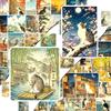 50Pcs/Set Ukiyoe Cats . Vintage Japanese Art Stickers DIY Fashion Doodle Decals Stickers