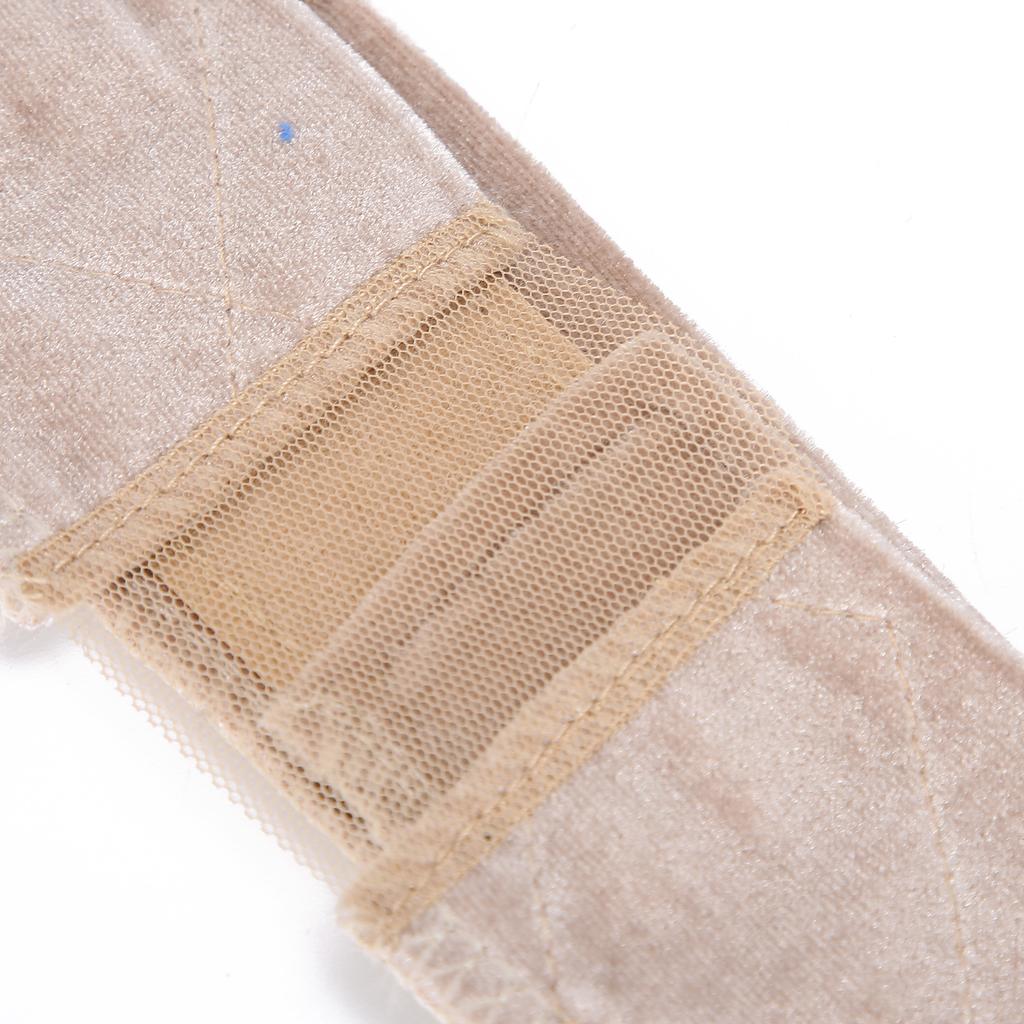 3pcs Bande de Maintien de Perruque Ajustable Fixation Raie Bandeau en Dentelle Velours Élastique Bandes de Perruque