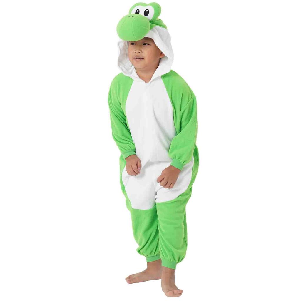 SAZAC Super Mario Yoshi Fleece Kigurumi for Children, 130cm