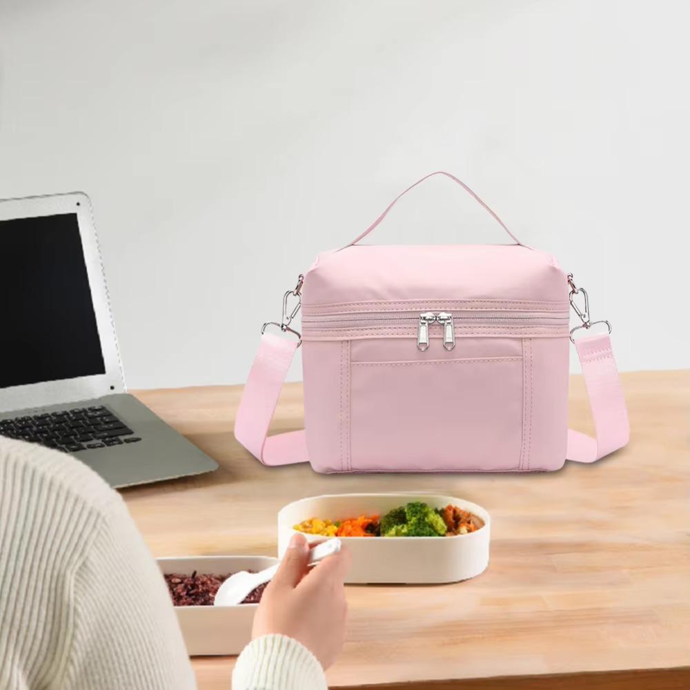 Large Capacity Picnic Bag Thickened Waterproof Bag Lunch Carrier Food Tote Bag Daily Use