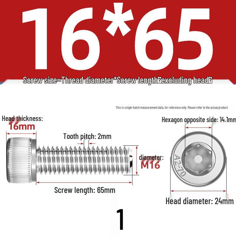 304 Stainless Steel Hex Socket Cap Screw with Extended Thread