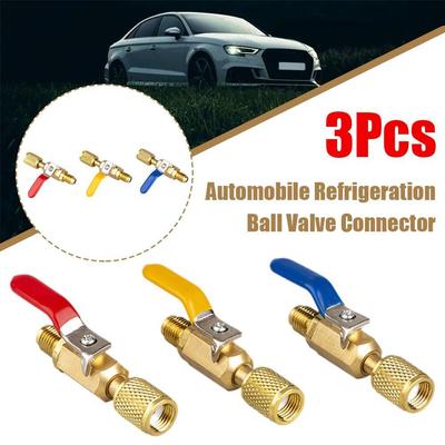 Car Refrigeration 1/4Inch Auto For A/C Charging Hoses HVAC 1/4" AC Refrigerant R410a Freon Car Repair Tools