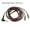 Low Loss Earphone Replacement Cable Flexible Plug and Play 3.5mm Headphone Sound Cable 3.9ft 3.5mm for Vjjb N1 Headphones