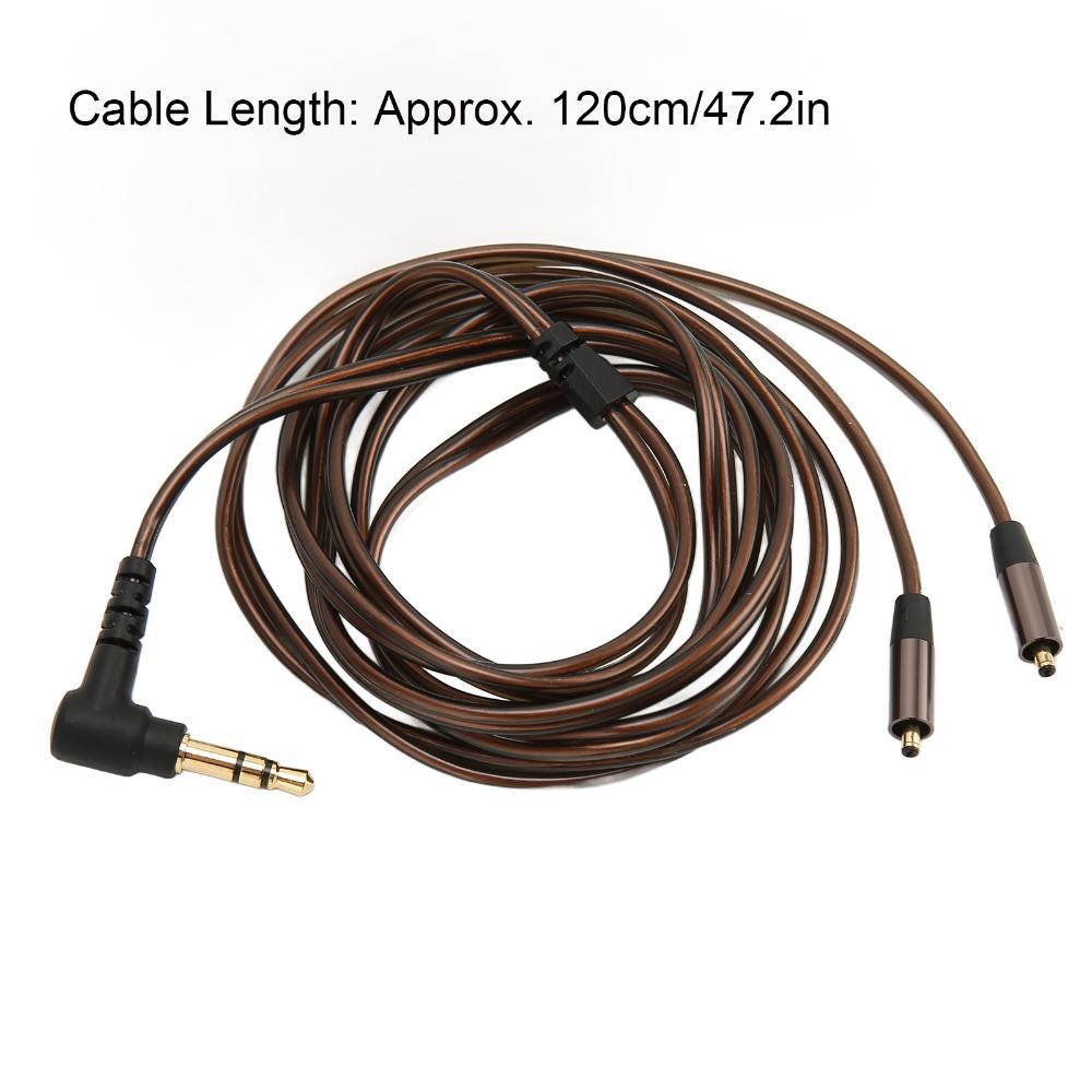 Low Loss Earphone Replacement Cable Flexible Plug and Play 3.5mm Headphone Sound Cable 3.9ft 3.5mm for Vjjb N1 Headphones