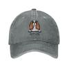 Personalized Cotton Peeking Dog Cavalier King Charles Spaniel Baseball Cap for Unisex Women Adjustable Dad Hat Sports