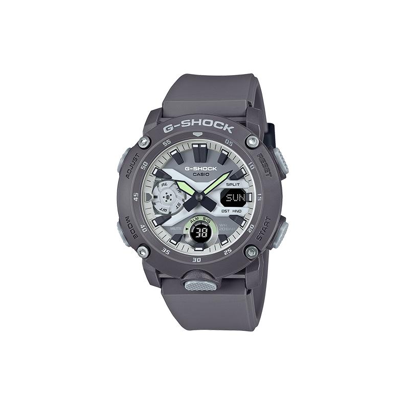 CASIO Unisex Liquid Crystal/Analog Dual Display Series Gray Watch GA-2000HD-8APR GA-2000HD-8APR GA-2000HD-8APR